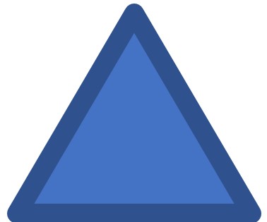 パワーポイントで三角形の角を丸くする方法（角丸三角形の作り方）_T-1(3)