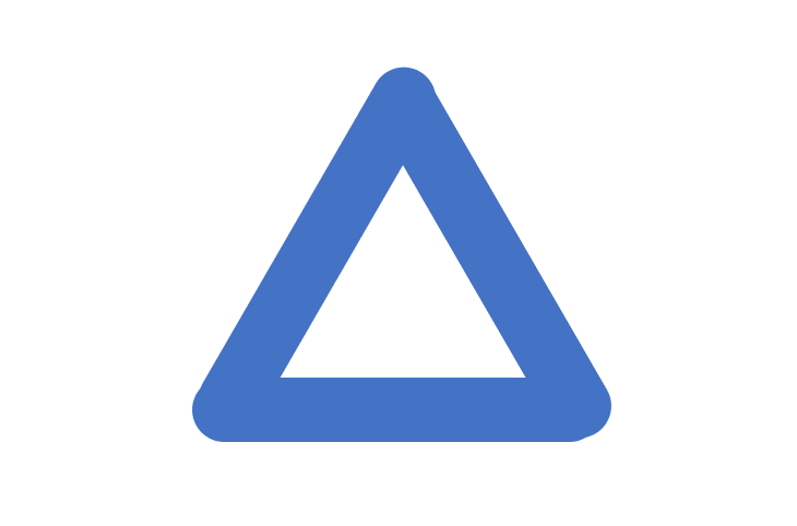 パワーポイントで三角形の角を丸くする方法（角丸三角形の作り方）_T-2(7)