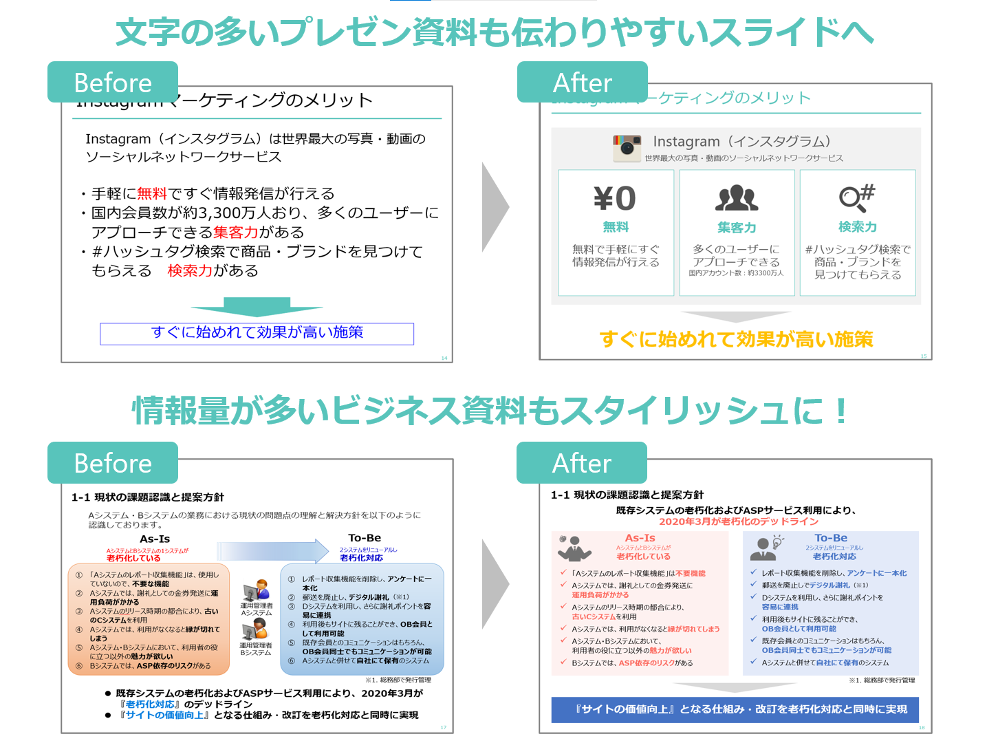 伝わるPowerPoint資料デザイン入門講座_受講するとこうなれます